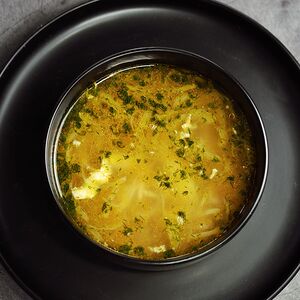 Куриный супчик с яйцом