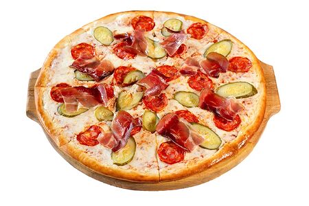 Пицца с хамоном