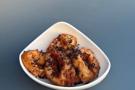 Кольца кальмара в кляре