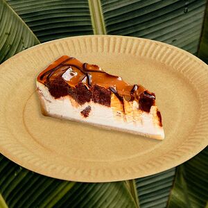 Чизкейк брауни-карамель