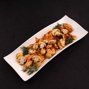 Куриная грудка в сливочном соусе