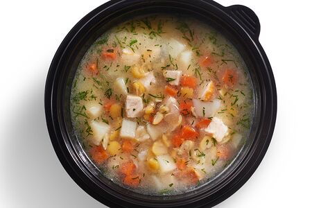 Суп гороховый с копчёностями