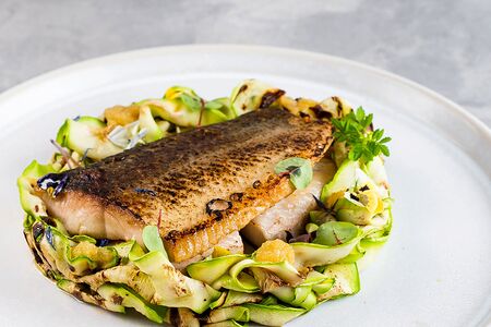 Муксун с ростовскими кабачками