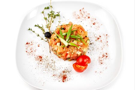 Тартар из лосося