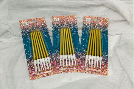 Набор золотых свечей