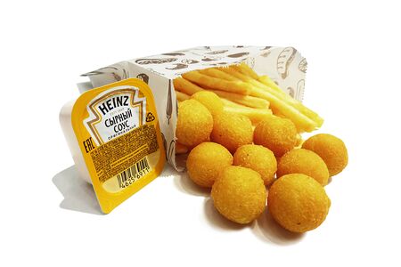 Картофельное ассорти 3 в 1 с сырным соусом