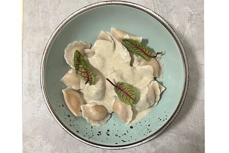 С растительным фаршем