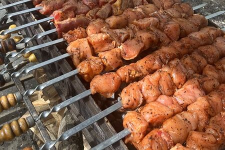 Шашлык из куриного филе