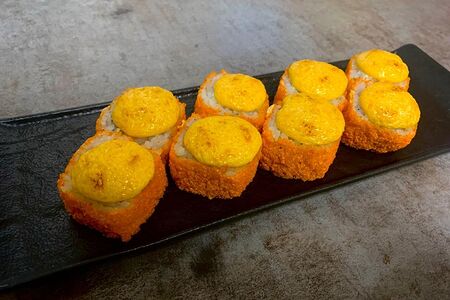 Запеченный с креветкой