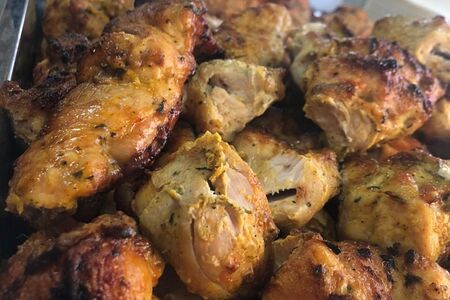 Шашлык из куриного филе