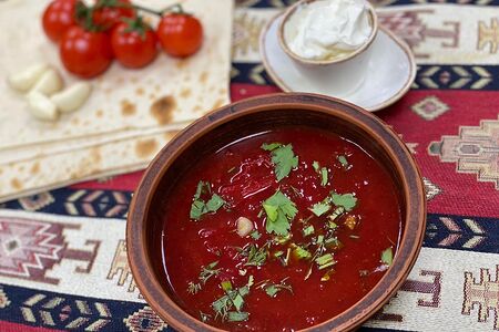 Борщ с говядиной