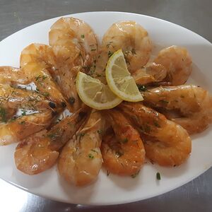 Креветки варёные