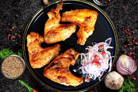 Шашлык из куриных крыльев