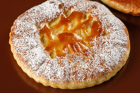 Пирог творог-яблоко