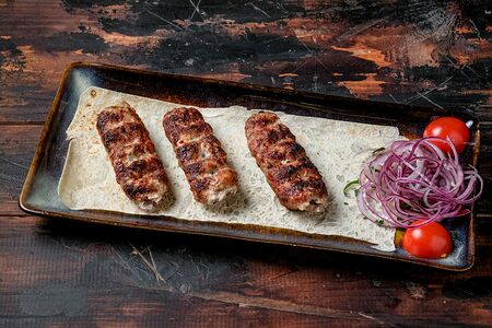 Люля-кебаб из свинины, телятины