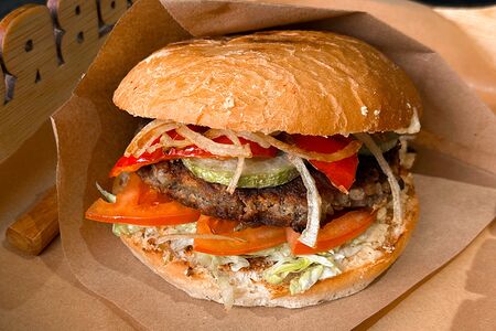 Постный бургер