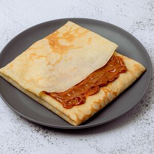 Блин с варёной сгущёнкой