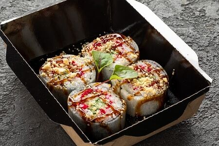 Дайкон-ролл с угрём