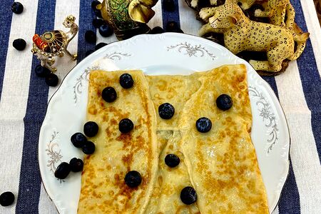 Блин со сметаной