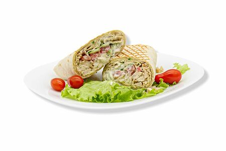 Шаурма биг с говядиной в пшеничном лаваше