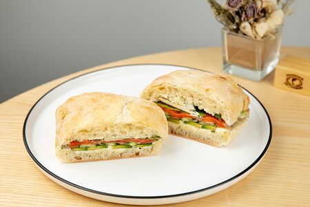 Чиабатта с неркой холодного копчения