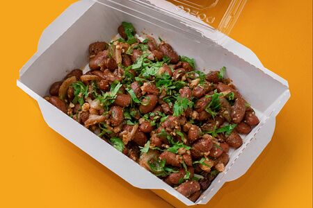 Лобио с орехами