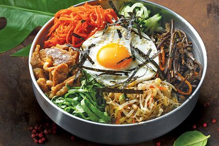 Пибимпаб с тофу