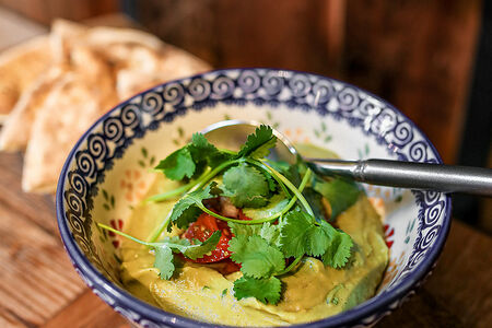 Икра из баклажанов с фокаччей