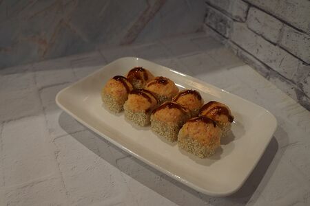 Запеченный с лососем