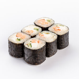 Ролл Сливочный с лососем гриль