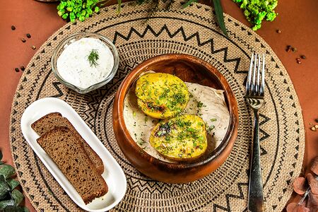 Картофель на мангале