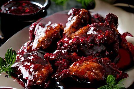 Брусничные крылышки