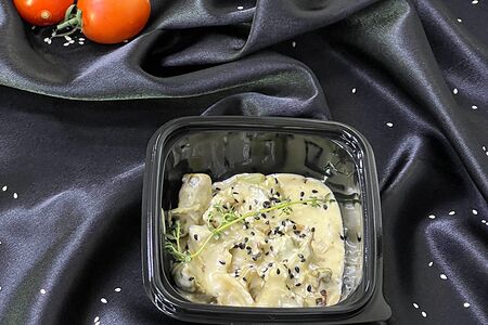 Рапан в сливочном соусе