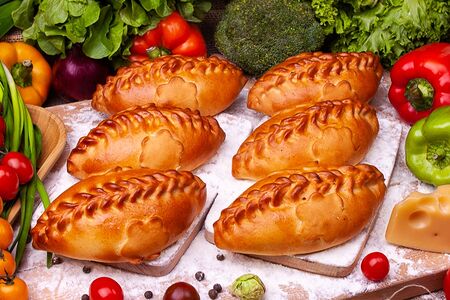 Кулебяка с говядиной 