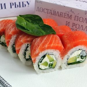 Филадельфия со шпинатом и сыром