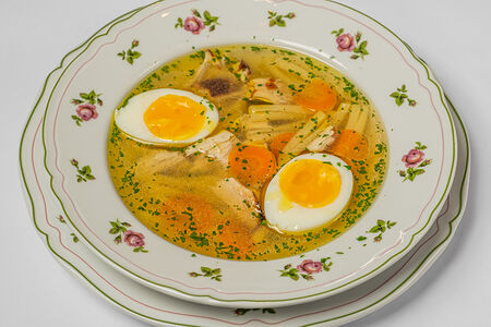 Куриный бульон, казаречче