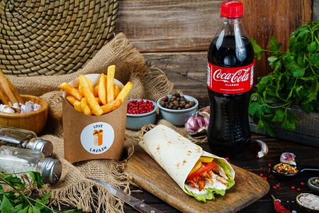 Комбо Шаурма со свининой