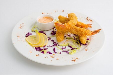 Креветки темпура