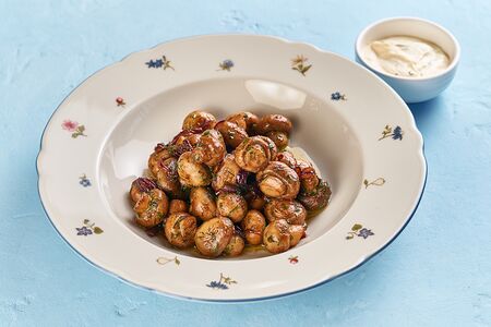 Шампиньоны жареные