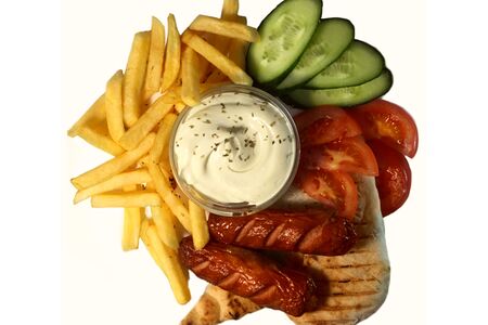 Сосиски с гарниром