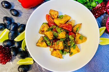 Салат с баклажанами