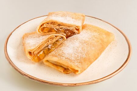 Блинчики с яблоком