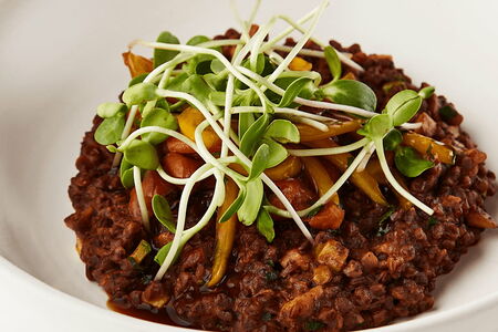 Гречетто с белыми грибами