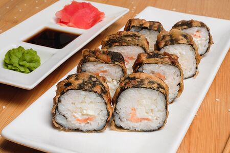 Лосось-сыр в кляре