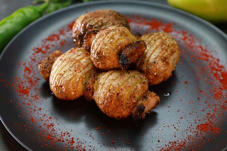 Картошка на мангале