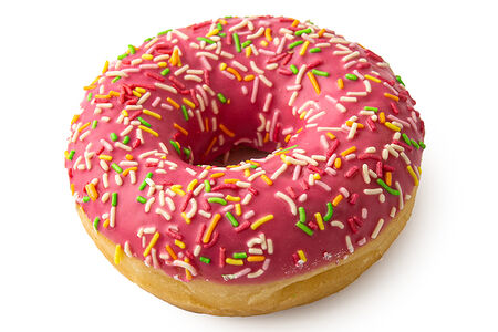 Донат Клубничный