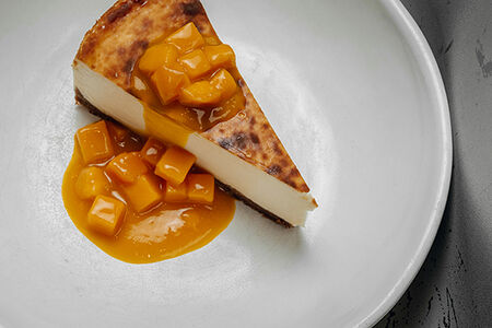 Чизкейк Манго-маракуйя