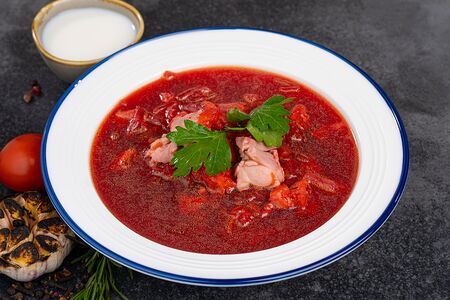 Суп Борщ с гренками