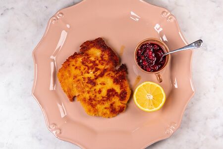 Шницель из телятины с романо гриль