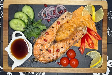 Стейк из семги